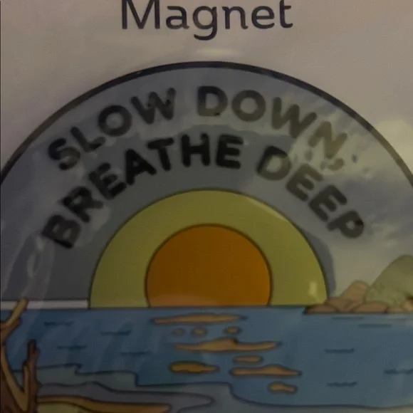 DRIFTWOOD Dreams Magnet - Blue, Yellow, Brown - Picture 2 of 3